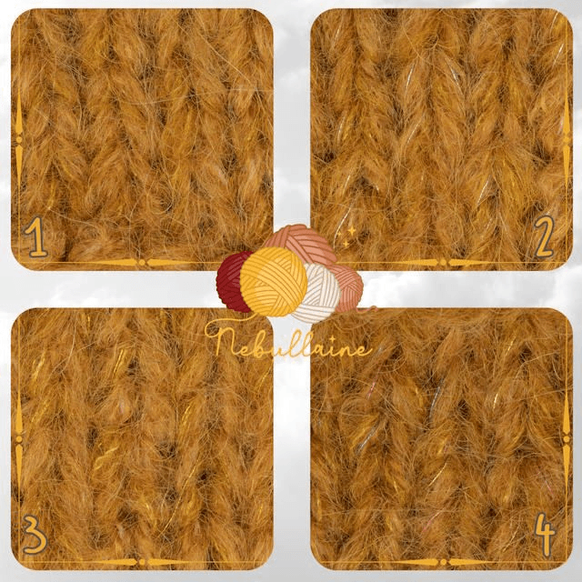 tour de cou - snood jaune en laine alpaga, merinos et soie