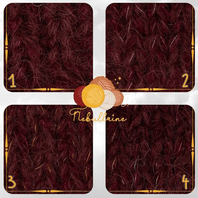 Bonnet tricoté main France laine mérinos alpaga rouge